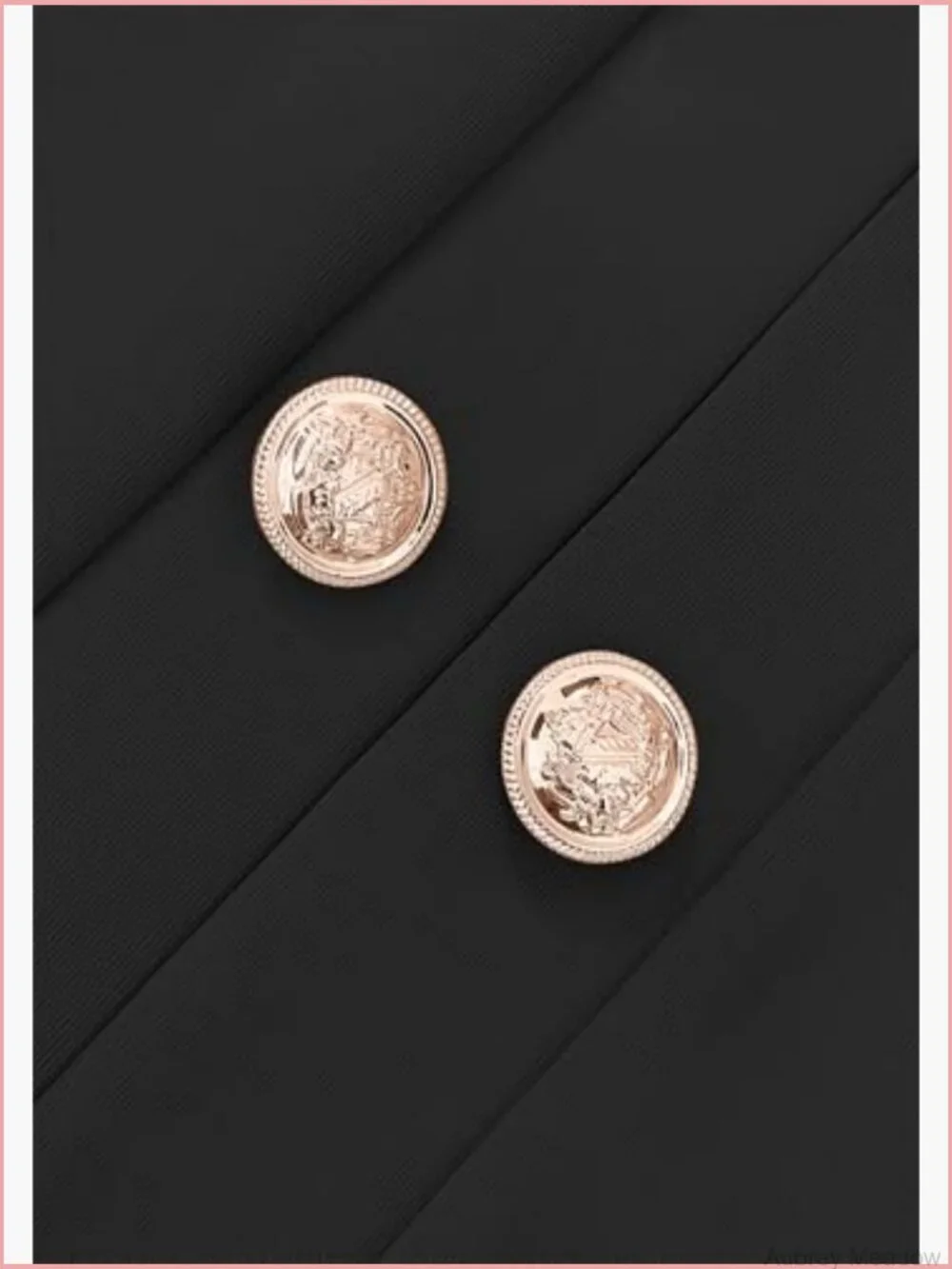Double Breasted Slim Fit Blazer Notch Lapel Work Office Casual Open Front Jacket
